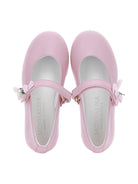 Ballerine per bambina Monnalisa rosa con cinturino - Rubino Kids