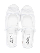 Ballerine per bambina MONTELPARE TRADITION bianco con strato a rete - Rubino Kids