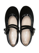 Ballerine per bambina Tartine Et Chocolat nero in pelle scamosciata - Rubino Kids