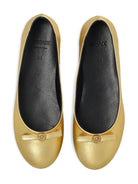Ballerine per bambina Versace Kids color oro con fiocco - Rubino Kids
