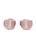 Ballerine per neonata BabyWalker rosa con decorazione di cristalli - Rubino Kids