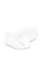 Ballerine per neonata Colorichiari bianche con fiocco - Rubino Kids
