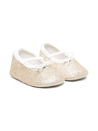 Ballerine per neonata Douuod Kids oro con glitter - Rubino Kids