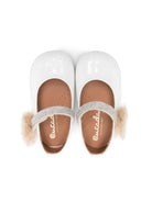Ballerine per neonata Eli1957 bianco con decorazione - Rubino Kids