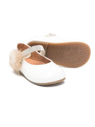 Ballerine per neonata Eli1957 bianco con decorazione - Rubino Kids