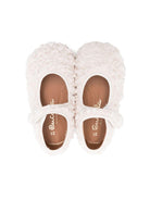 Ballerine per neonata Eli1957 bianco in lana Angora - Rubino Kids