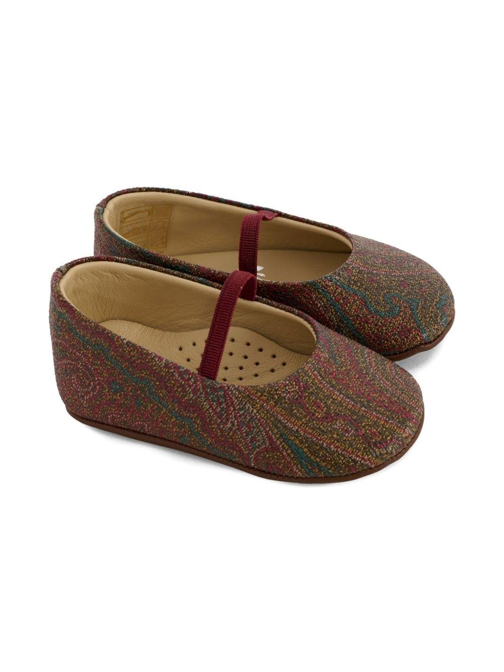 Ballerine per neonata ETRO KIDS multicolore con stampa paisley - Rubino Kids