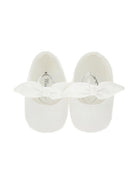 Ballerine per neonata Monnalisa bianco con fiocco - Rubino Kids