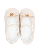 Ballerine per neonata Versace Kids beige con dettaglio fiocco - Rubino Kids