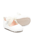 Ballerine primi passi per neonata Aruna Seth Fay bianco con fiocco - Rubino Kids