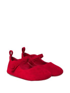 Ballerine primi passi per neonata Christian Louboutin Kids rosse con cinturino - Rubino Kids