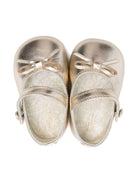 Ballerine Sofi per neonata Golden Goose Kids color oro con fiocco - Rubino Kids
