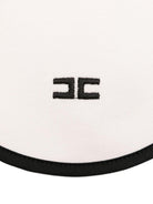 Bavaglino per neonata Elisabetta Franchi La Mia Bambina bianco con ricamo - Rubino Kids