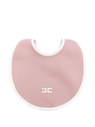 Bavaglino per neonata Elisabetta Franchi La Mia Bambina rosa con ricamo - Rubino Kids