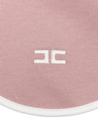 Bavaglino per neonata Elisabetta Franchi La Mia Bambina rosa con ricamo - Rubino Kids