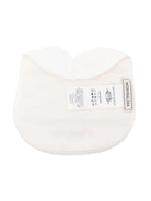 Bavaglino per neonata Monnalisa bianco con nastro rosso - Rubino Kids