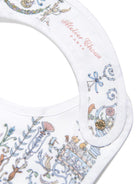 Bavaglino per neonati Atelier Choux bianco con stampa - Rubino Kids