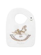 Bavaglino per neonati Atelier Choux bianco con stampa - Rubino Kids