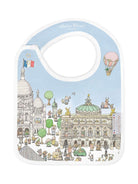Bavaglino per neonati Atelier Choux multicolore con stampa Paris - Rubino Kids