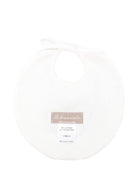Bavaglino per neonato La Stupenderia bianco con motivo a cuore azzurro - Rubino Kids