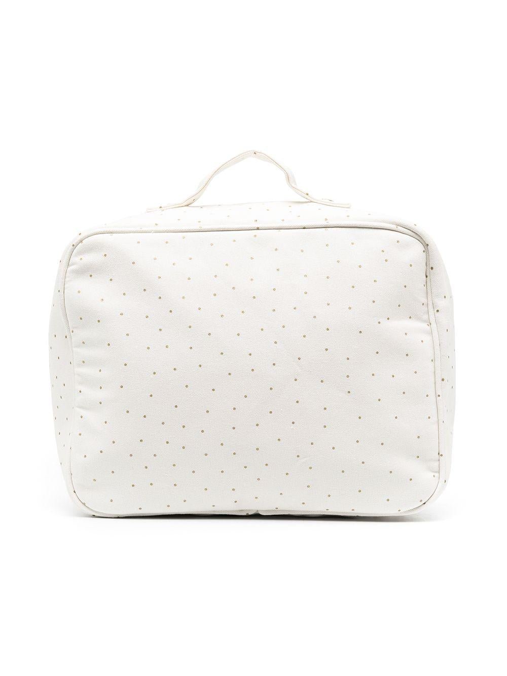 Beautycase per neonati Bonpoint bianca con logo sul davanti - Rubino Kids