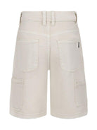 Bermuda cargo per bambino Molo beige con due tasche laterali - Rubino Kids