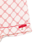 Bermuda con logo per bambina Elisabetta Franchi La Mia Bambina rosa con dettaglio fiocco - Rubino Kids