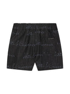 Bermuda con logo per neonato Dolce & Gabbana Kiids blu con tasca posteriore sagomata - Rubino Kids