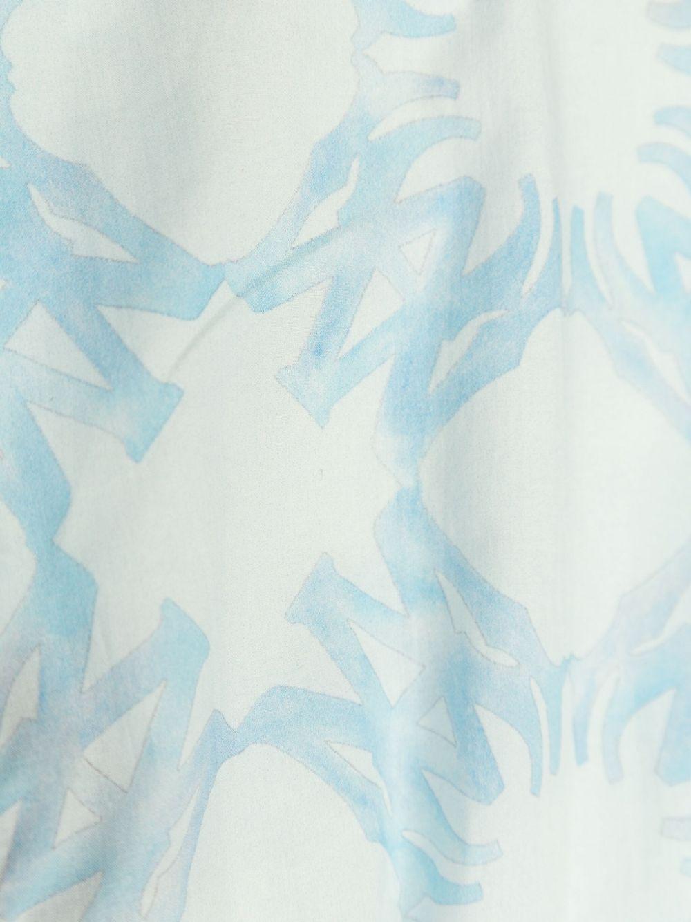 Bermuda per bambino AMIRI KIDS azzurro con pieghe - Rubino Kids