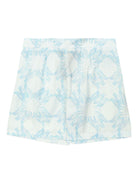 Bermuda per bambino AMIRI KIDS azzurro con pieghe - Rubino Kids