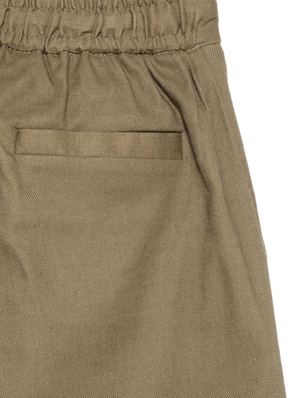 Bermuda per bambino Paolo Pecora Kids verde con coulisse - Rubino Kids