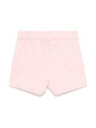 Bermuda per neonata Moschino Kids rosa con vita elasticizzata - Rubino Kids