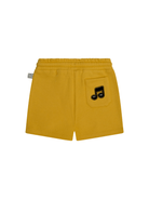 Bermuda per neonato Stella McCartney Kids giallo con tasca posteriore sagomata - Rubino Kids