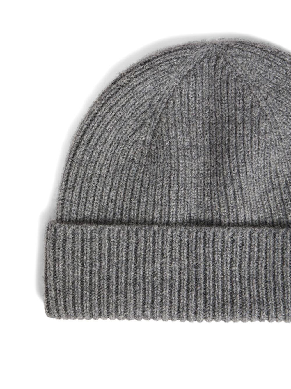 Berretto per bambina Bonpoint grigio a coste - Rubino Kids