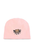 Berretto per bambina Moschino Kids rosa con motivo Teddy Bear - Rubino Kids