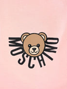 Berretto per bambina Moschino Kids rosa con motivo Teddy Bear - Rubino Kids