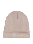 Berretto per bambini Givenchy Kids beige con logo ricamato - Rubino Kids