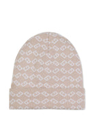 Berretto per bambini Givenchy Kids beige con logo ricamato - Rubino Kids