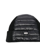 Berretto per bambini Herno Kids nero con inserti trapuntati - Rubino Kids