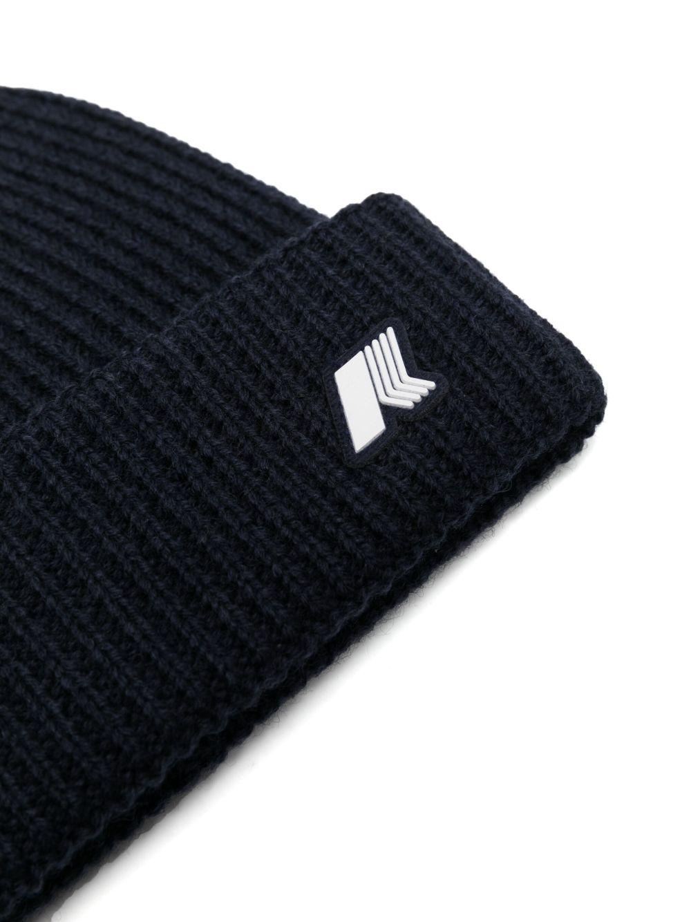 Berretto per bambini K - Way Kids blu con applicazione con logo - Rubino Kids