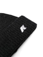 Berretto per bambini K - Way Kids nero con applicazione con logo - Rubino Kids