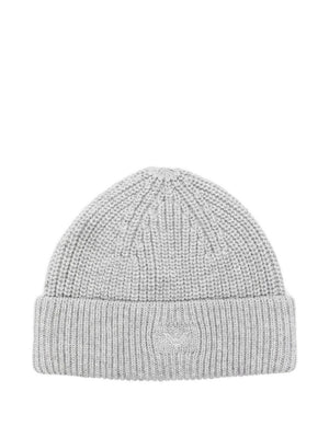 Emporio Armani Kids grey hat with embroidered logo