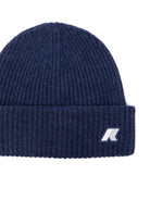 Berretto per bambino K - Way Kids blu con applicazione con logo - Rubino Kids