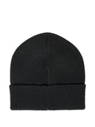 Berretto per bambino Moschino Kids nero con logo ricamato - Rubino Kids