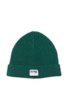 Berretto per bambino Paolo Pecora Kids verde con motivo a coste - Rubino Kids