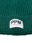 Berretto per bambino Paolo Pecora Kids verde con motivo a coste - Rubino Kids