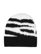 Berretto per bambino The Marc Jacobs Kids bianco e nero con motivo zebrato - Rubino Kids