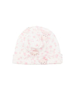 Berretto per neonata Monnalisa rosa con stampa orsetto - Rubino Kids