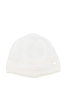 Berretto per neonata Paz Rodriguez bianco con logo - Rubino Kids