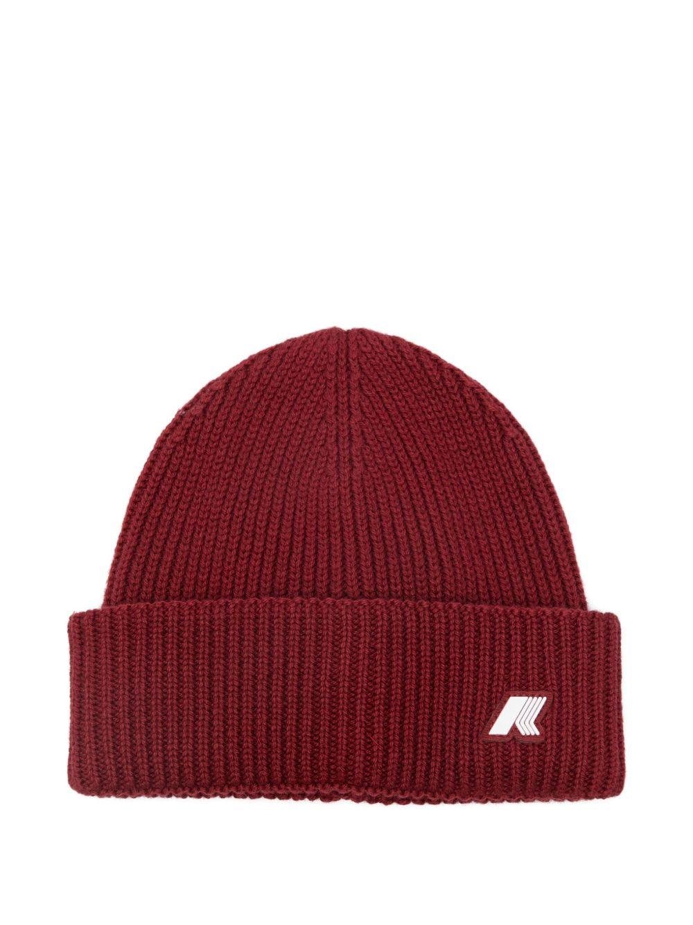 Berretto per neonati K - Way Kids rosso con visiera ripiegata - Rubino Kids